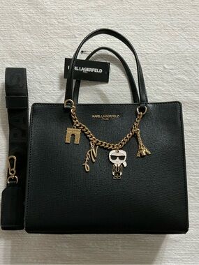 Karl Lagerfeld Paris Maybelle Satch In Black